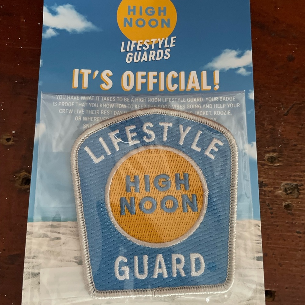 High Noon Lifestyle Guard Sticker - Blue and Yellow